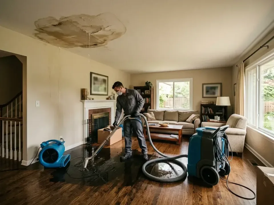 attic-pipe-burst-ceiling-drip-008 — frequently asked questions, Water Damage Restoration & Carpet Care in Citronelle, AL